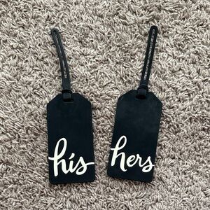 Kate Spade 'His and Hers' Luggage Tags